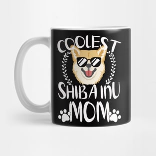 Glasses Coolest Shiba Inu Dog Mom Mug